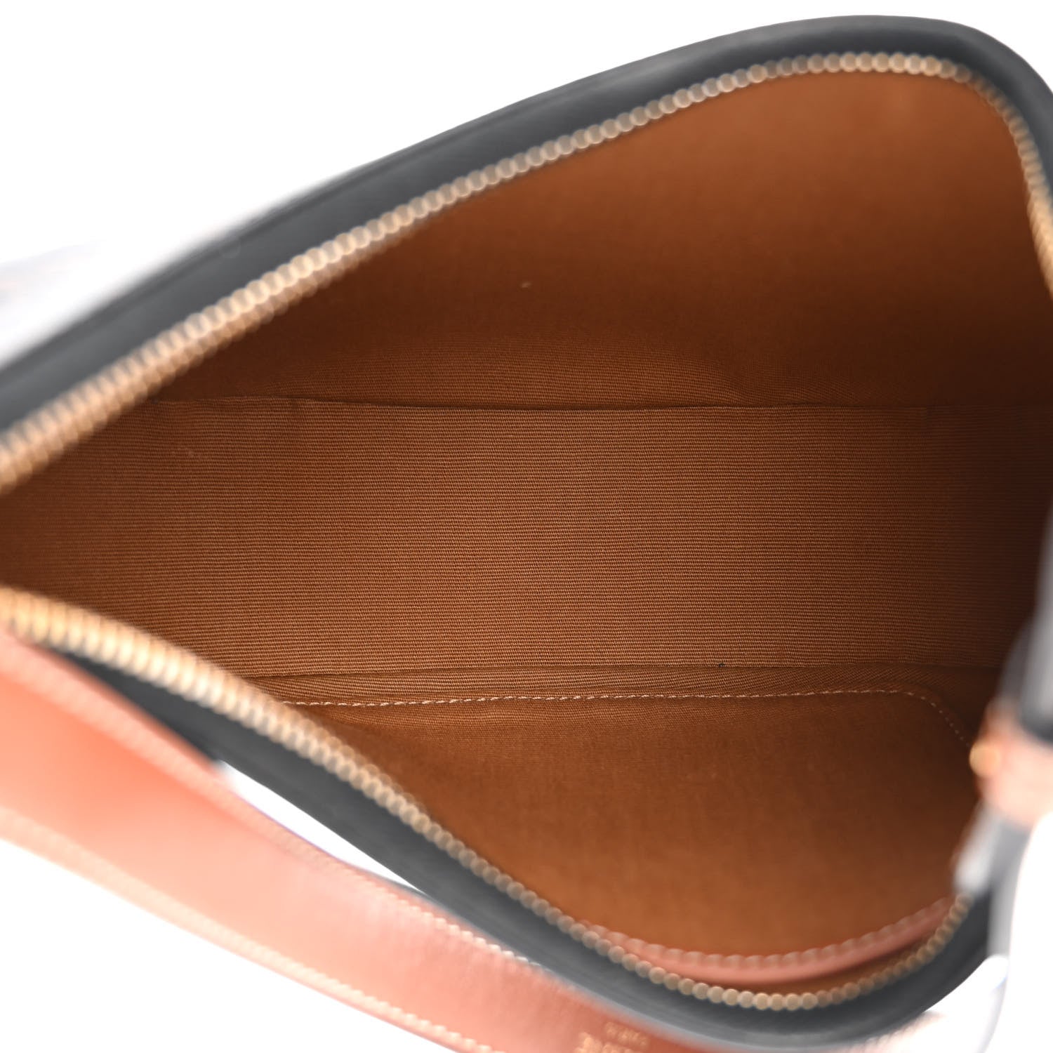 Celine Triomphe Canvas Calfskin Ava Shoulder Bag Tan 5 of 11