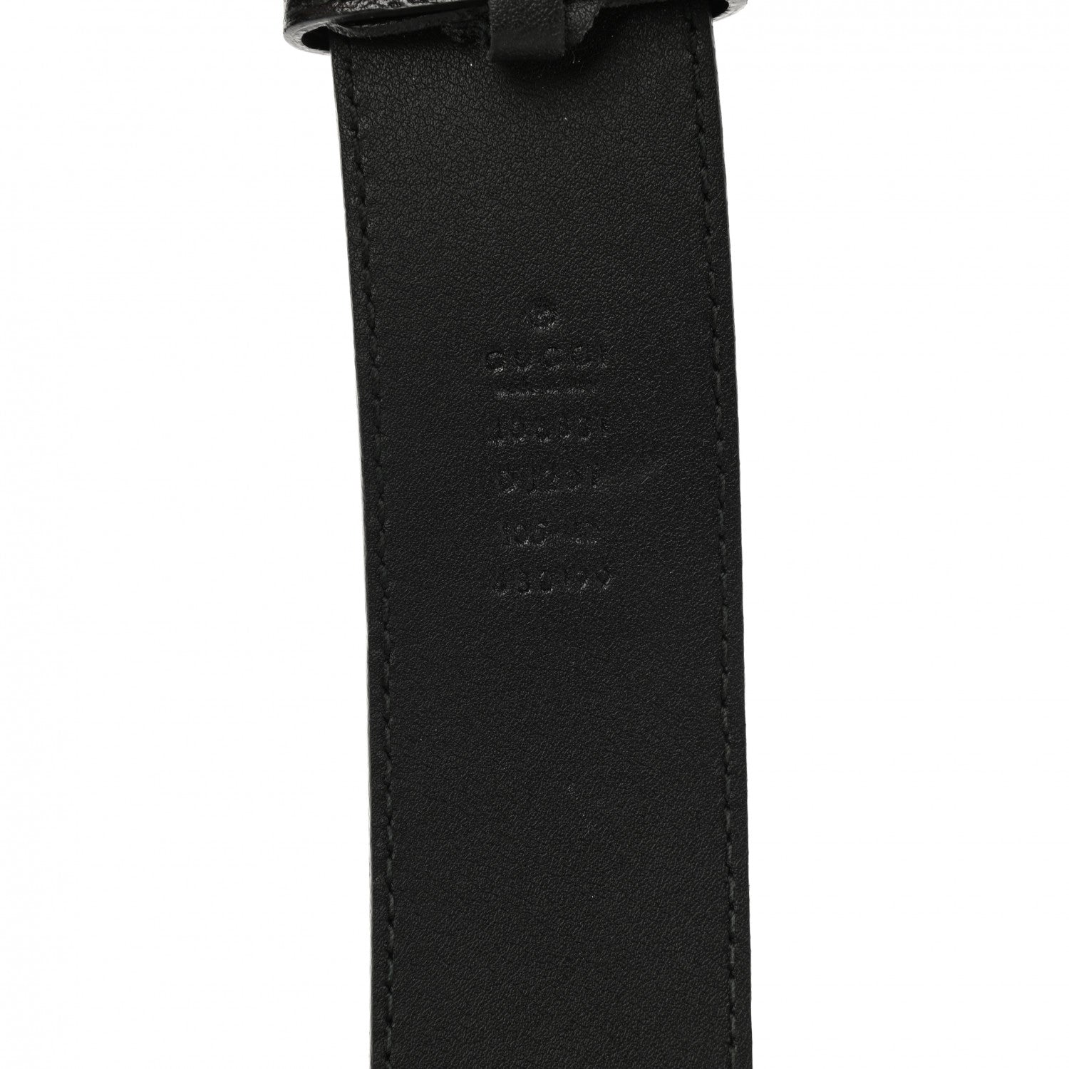 Gucci Textured Calfskin Double G 40mm Belt 105 42 Black 3 of 7