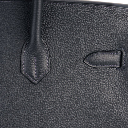 Hermes Togo Birkin 35 Bleu Ocean 19 of 25