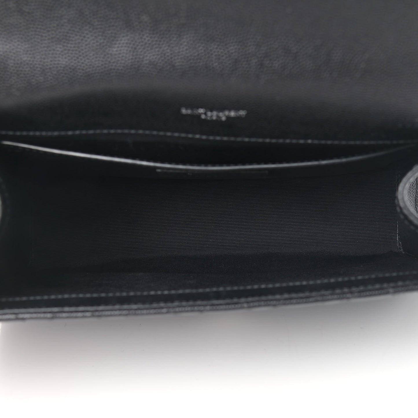 Grain De Poudre Textured Mixed Matelasse Triquilt Medium Monogram Satchel Black