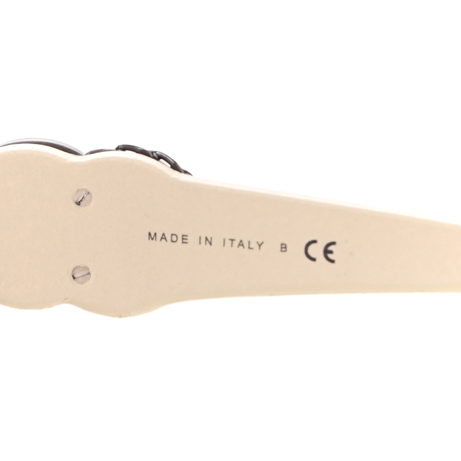 Chanel Acetate Square CC Sunglasses 5456 Ivory Black 5 of 8