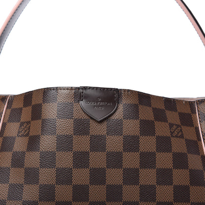 Louis Vuitton Damier Ebene Caissa Hobo Rose Ballerine 10 of 18