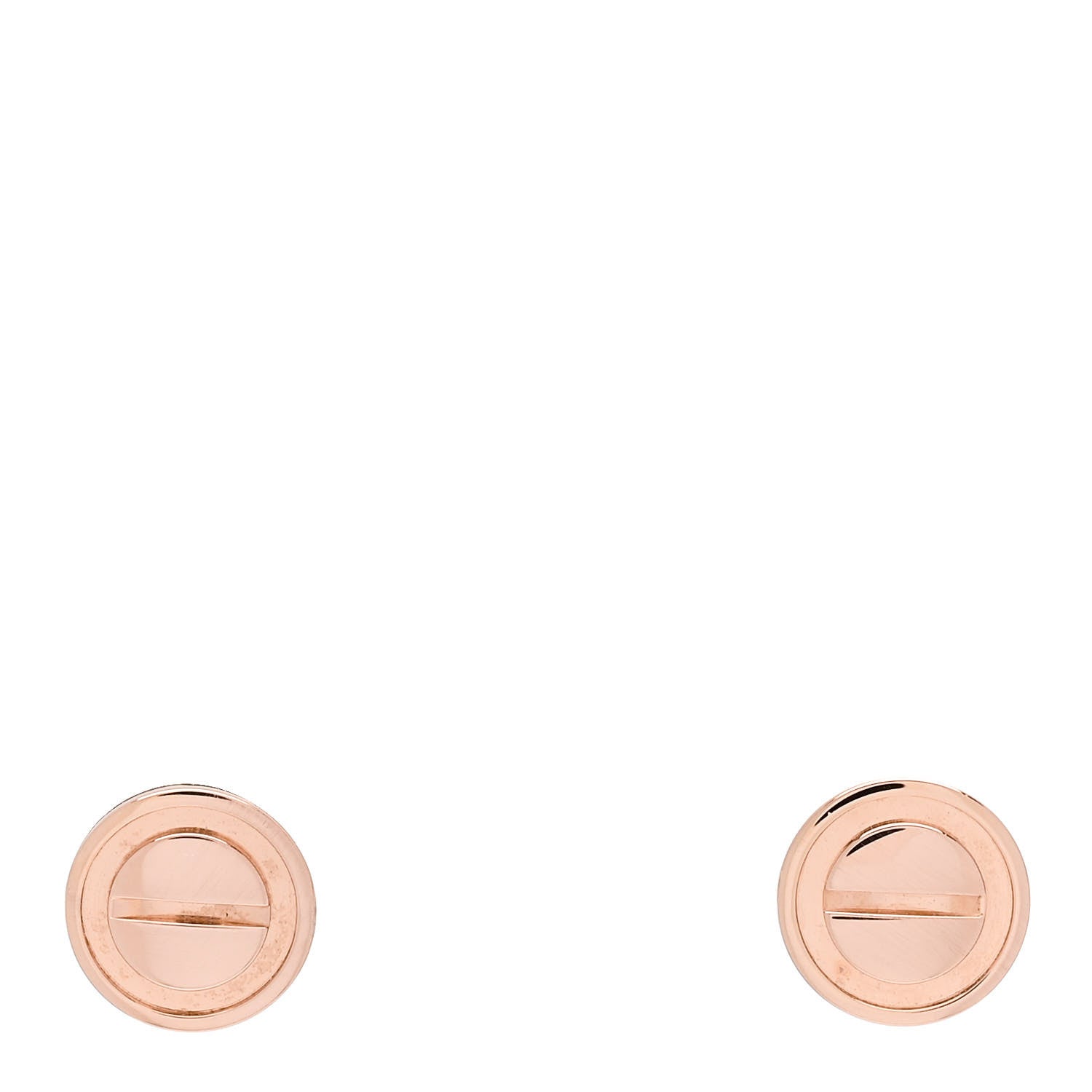 Cartier 18K Pink Gold LOVE Earrings 1 of 5