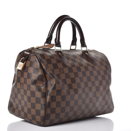 Louis Vuitton Damier Ebene Speedy 30 3 of 9