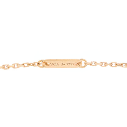 Van Cleef & Arpels 18K Rose Gold Sweet Alhambra Pendant Necklace 7 of 12