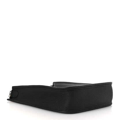 Hermes Taurillon Clemence Evelyne TPM Black 3 of 11