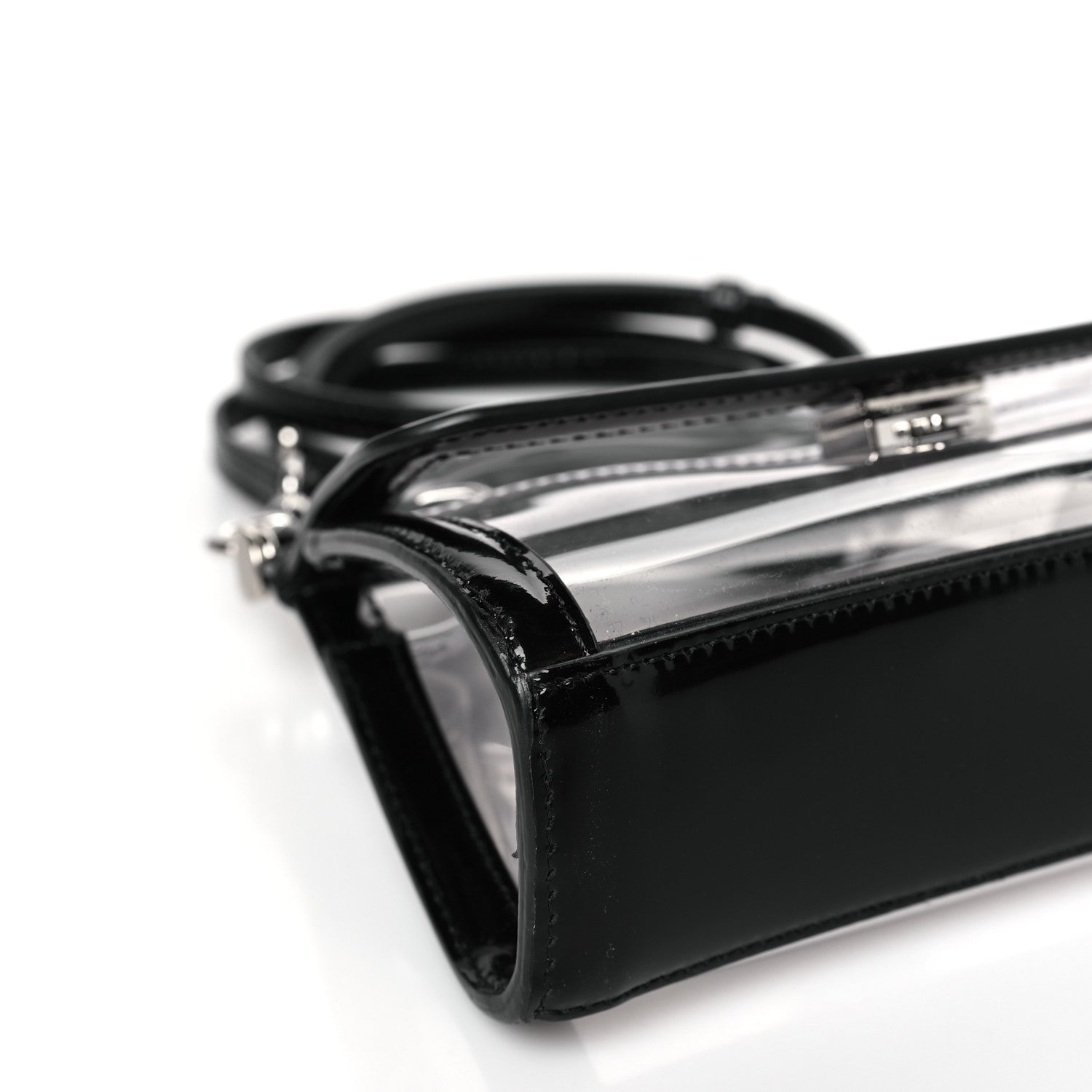 Dolce & Gabbana PVC Small Miss Sicily Satchel Transparent Black 7 of 8