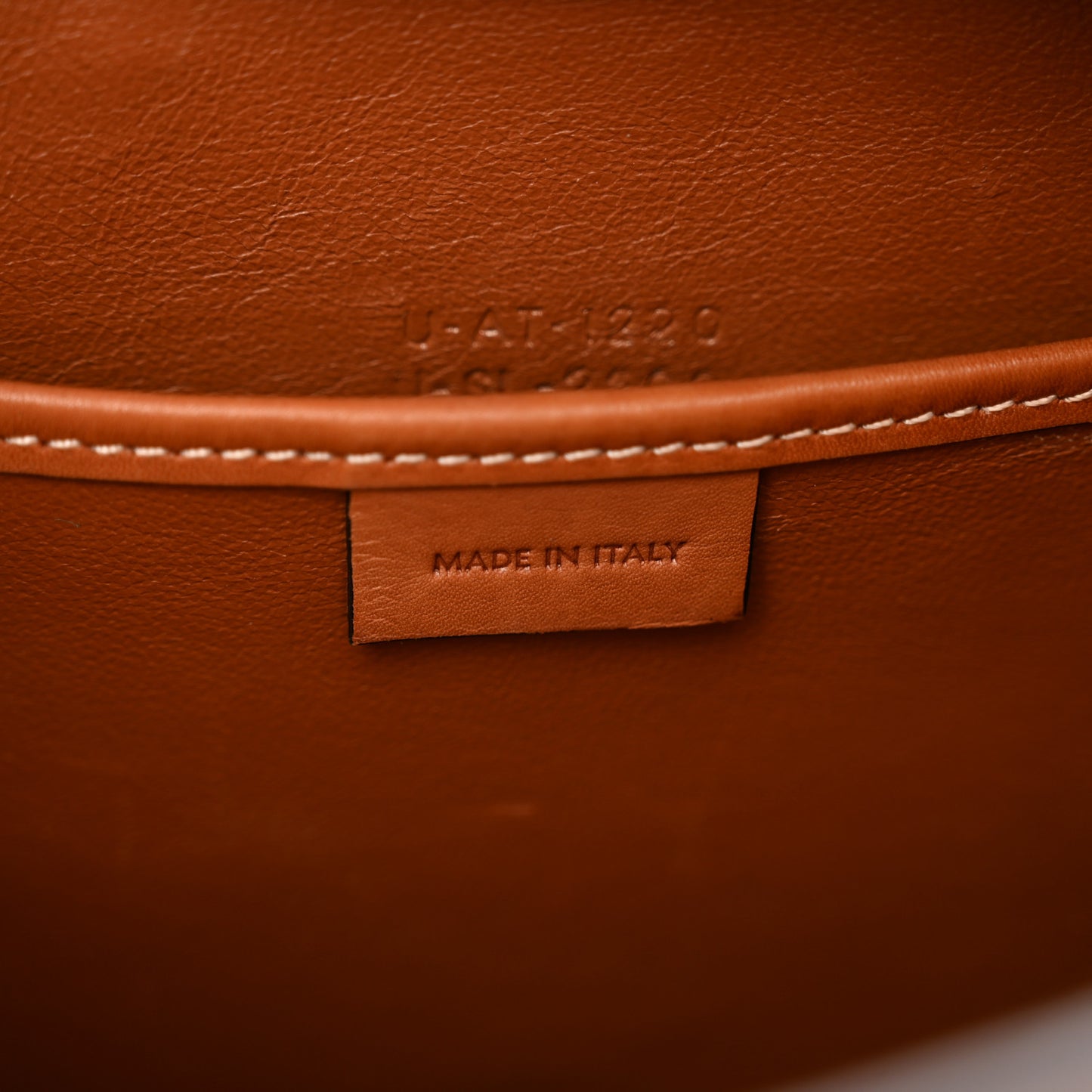 Smooth Calfskin Tweed Nano Luggage Tan