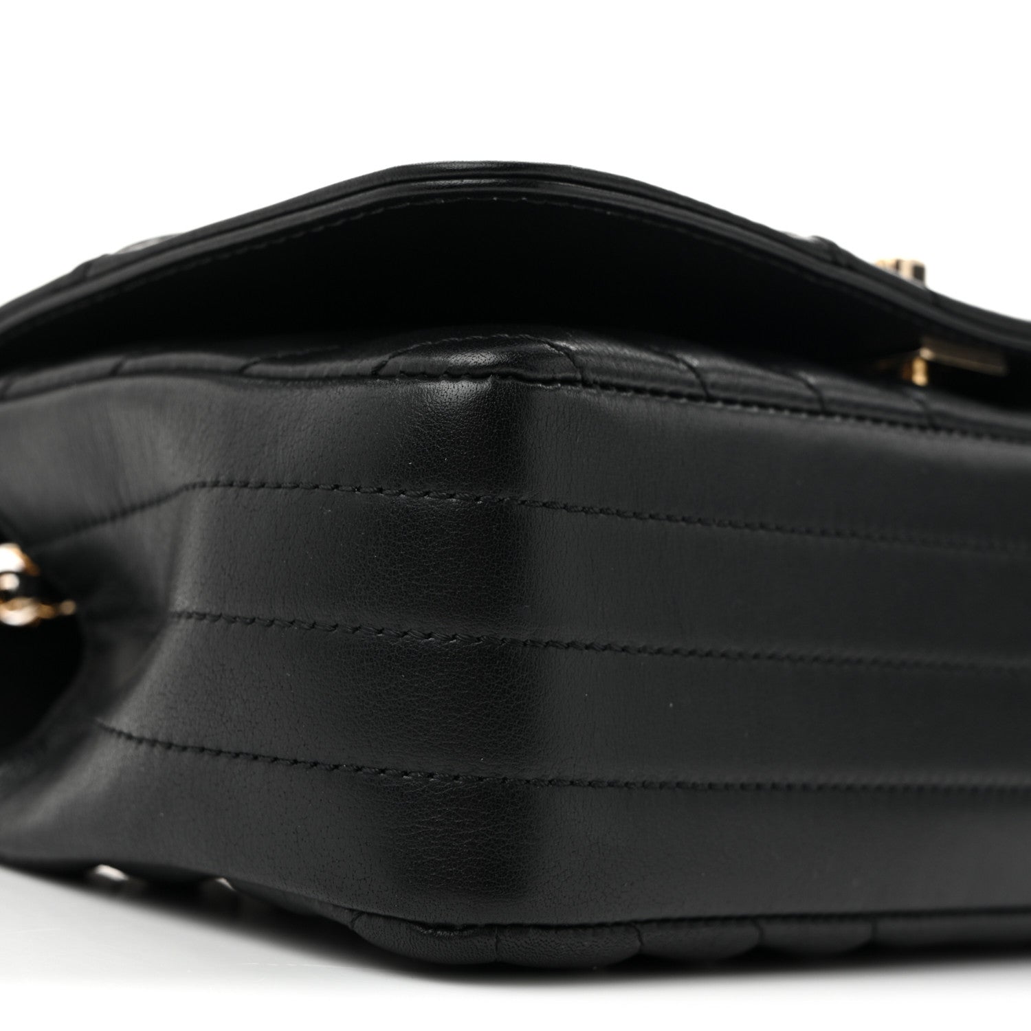 Chanel Calfskin Chevron Quilted Mini Statement Flap Black 9 of 13