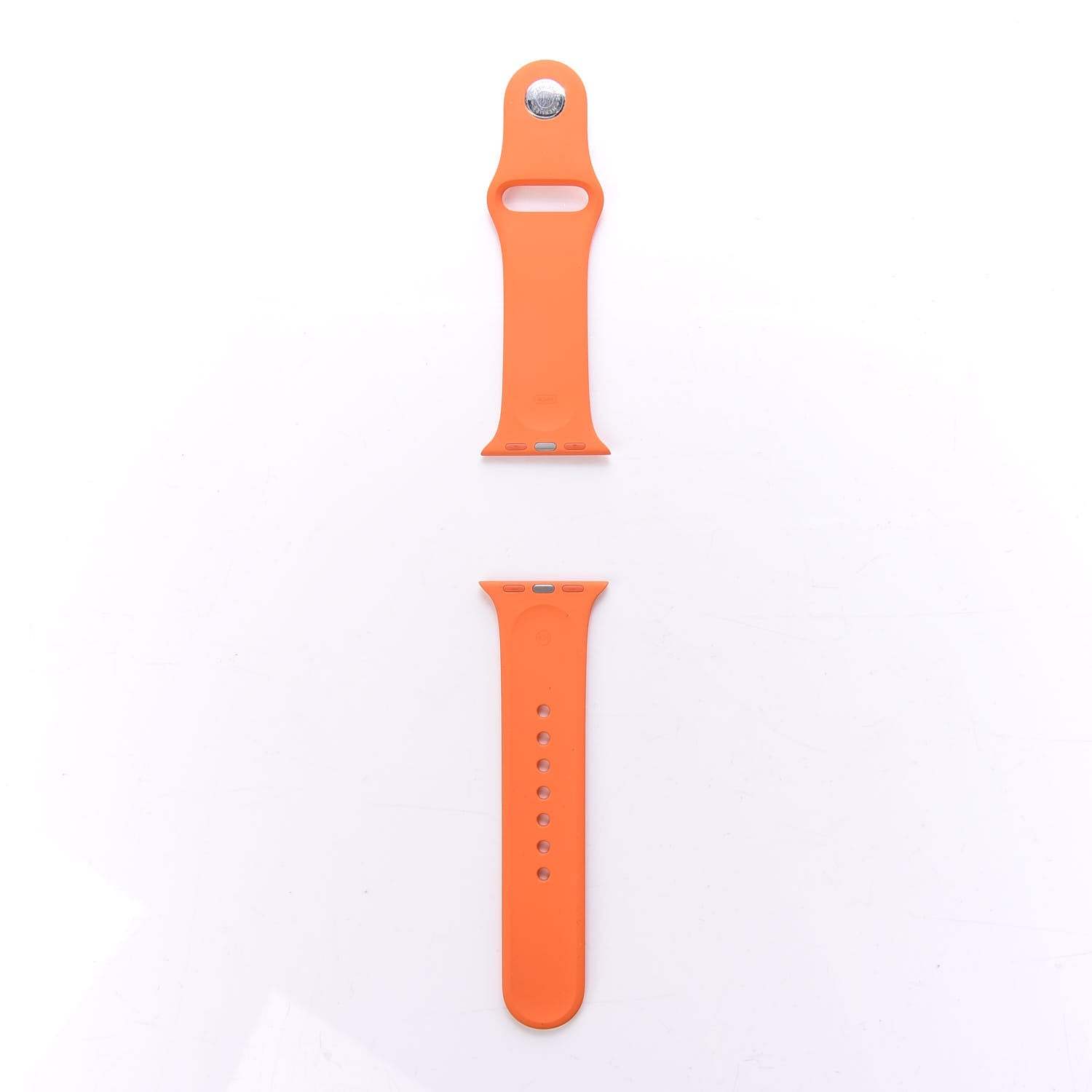 Hermes Silicone 40mm Apple Sports Watch Single Tour Band Orange 2 of 4