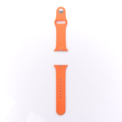 Hermes Silicone 40mm Apple Sports Watch Single Tour Band Orange 2 of 4