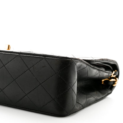 Chanel Lambskin Quilted Medium Double Flap Black 10 of 10