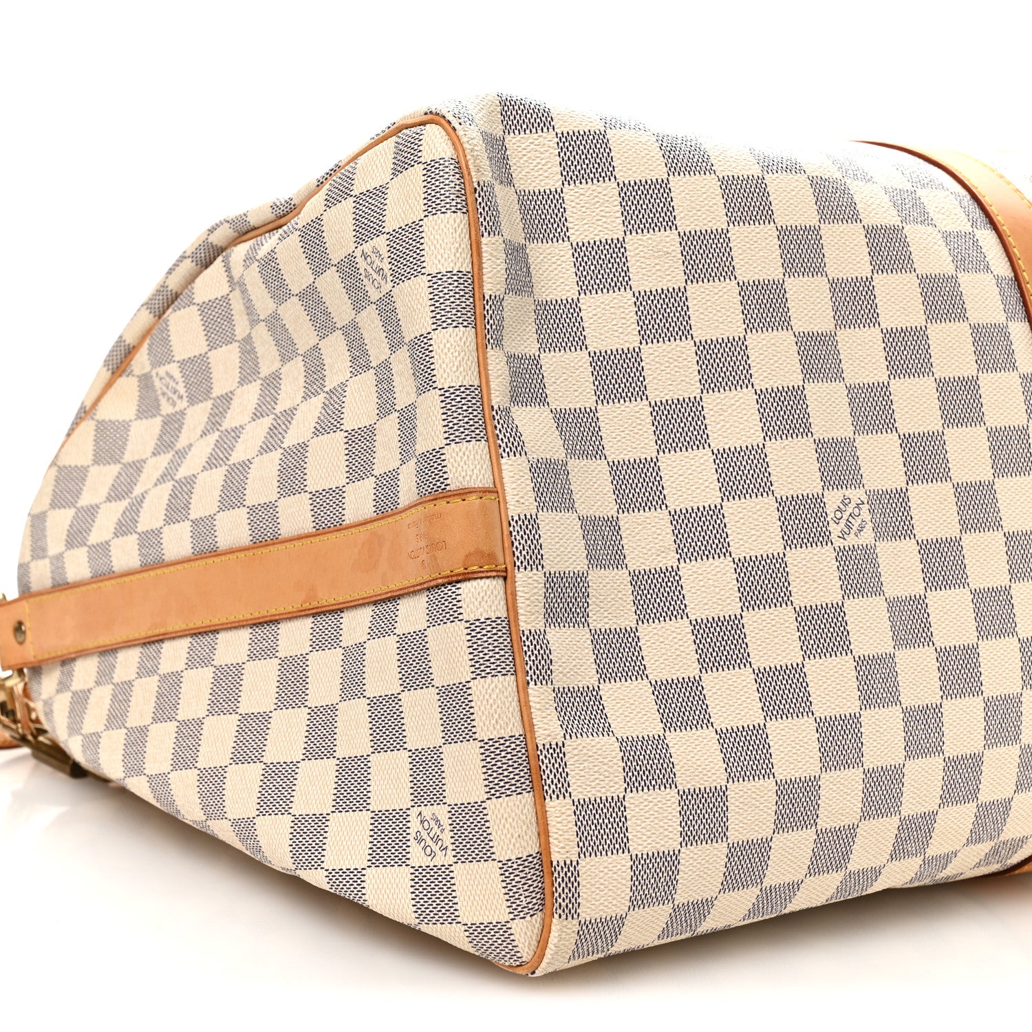 Louis Vuitton Damier Azur Keepall Bandouliere 55 8 of 9