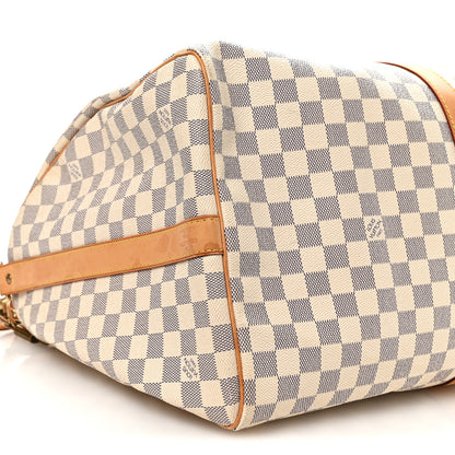 Louis Vuitton Damier Azur Keepall Bandouliere 55 8 of 9