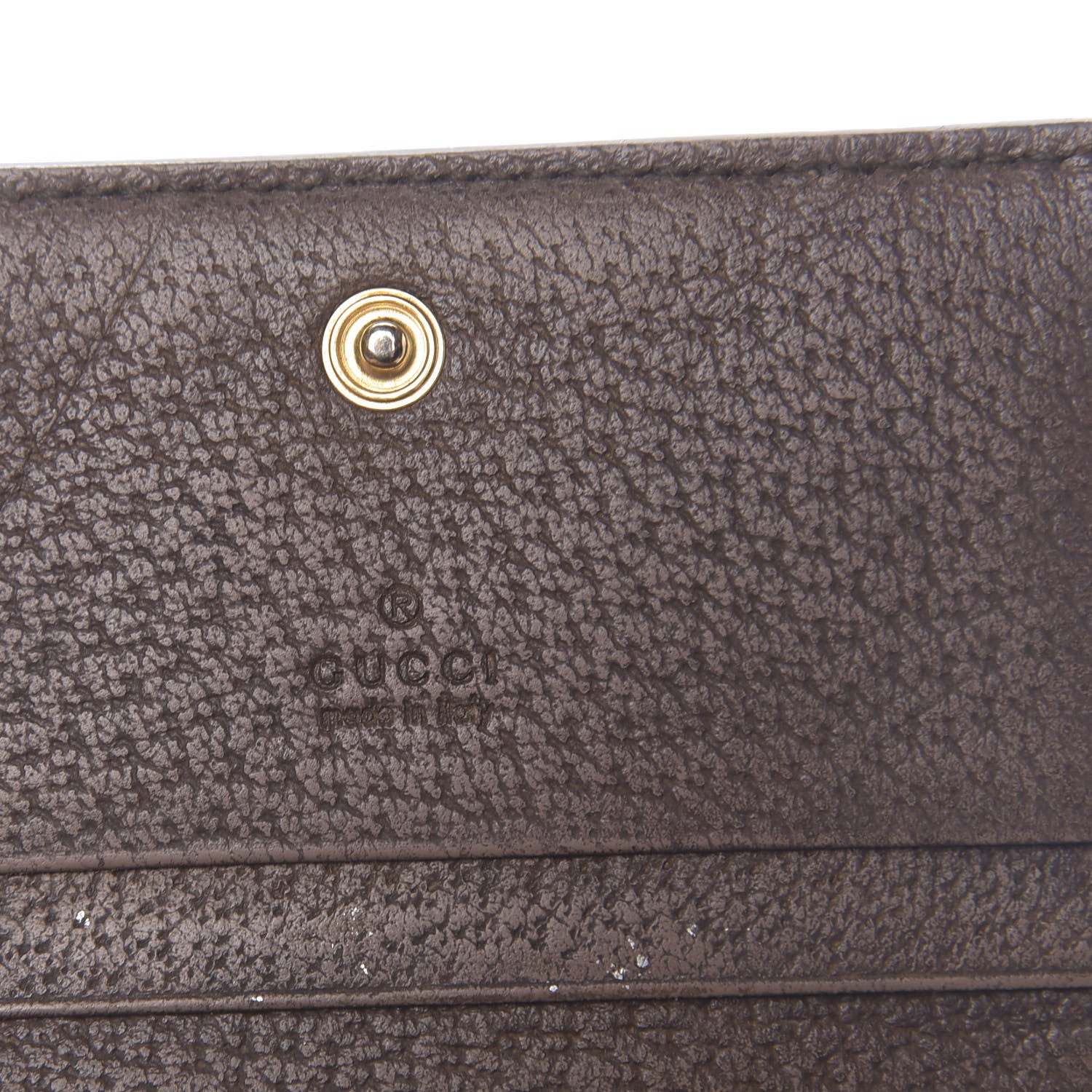 Gucci GG Supreme Monogram Web Ophidia Card Case Beige New Acero 6 of 9