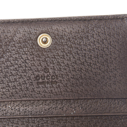 Gucci GG Supreme Monogram Web Ophidia Card Case Beige New Acero 6 of 9