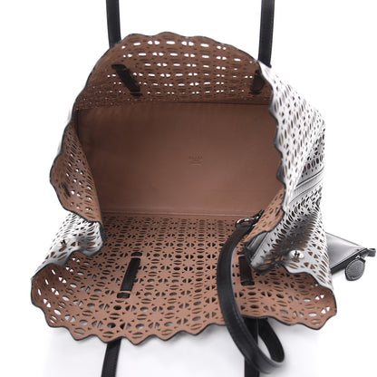 Alaia Calfskin Laser Cute Mina 32 Bag Black 6 of 14