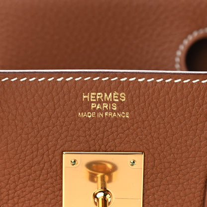 Hermes Togo Birkin 30 Gold 5 of 9