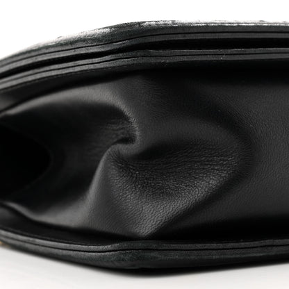 Chanel Lambskin Chevron Quilted Medium Boy Flap Black 9 of 11