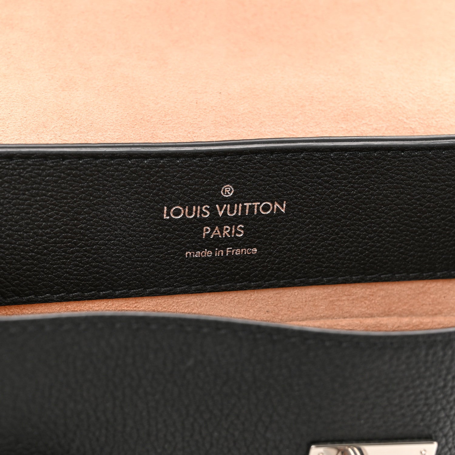 Louis Vuitton Calfskin Lockme Ever BB Black 6 of 10