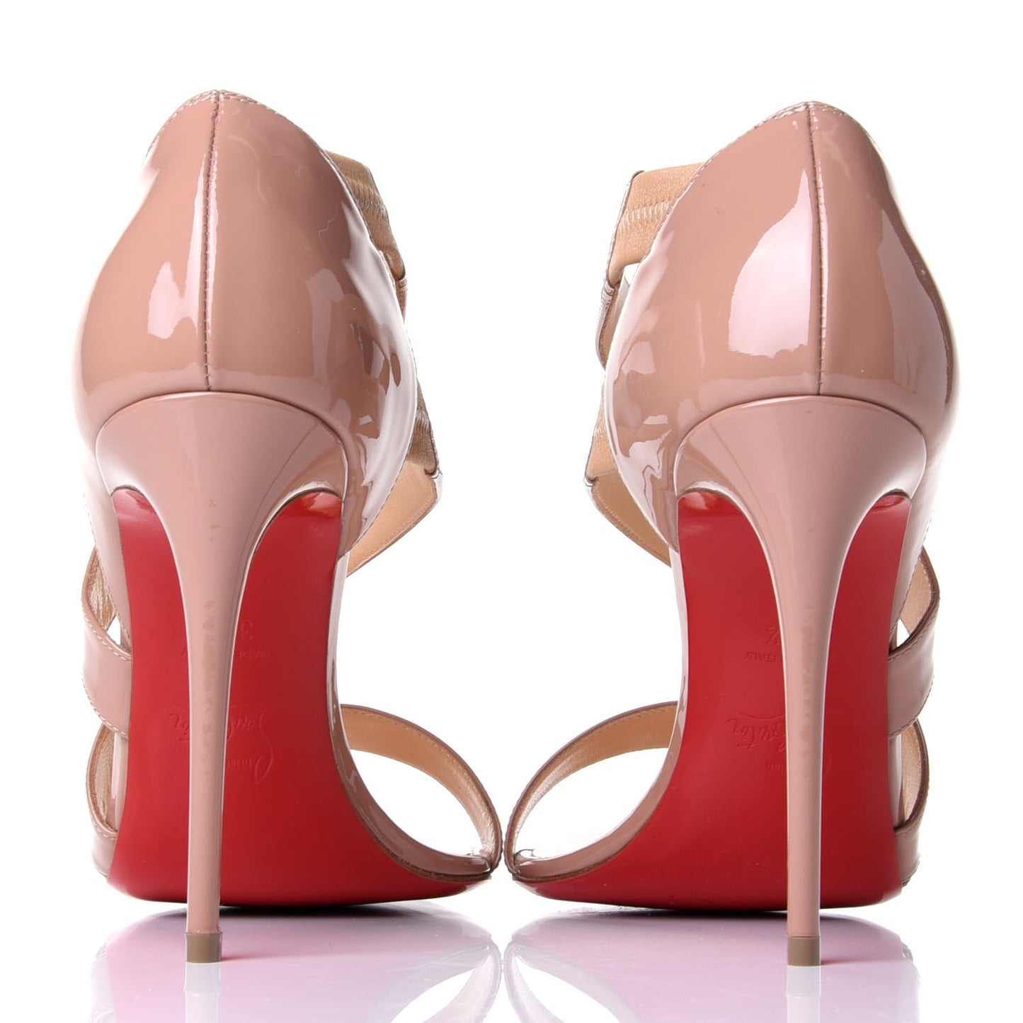 Patent World Copine 100 Sandals 37.5 Nude