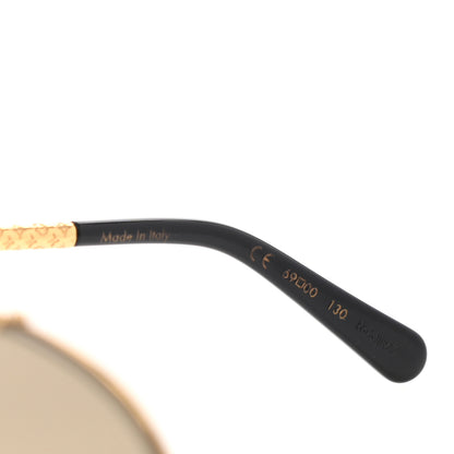 Louis Vuitton Metal LV Drive Sunglasses Z0897W Black Gold 5 of 9