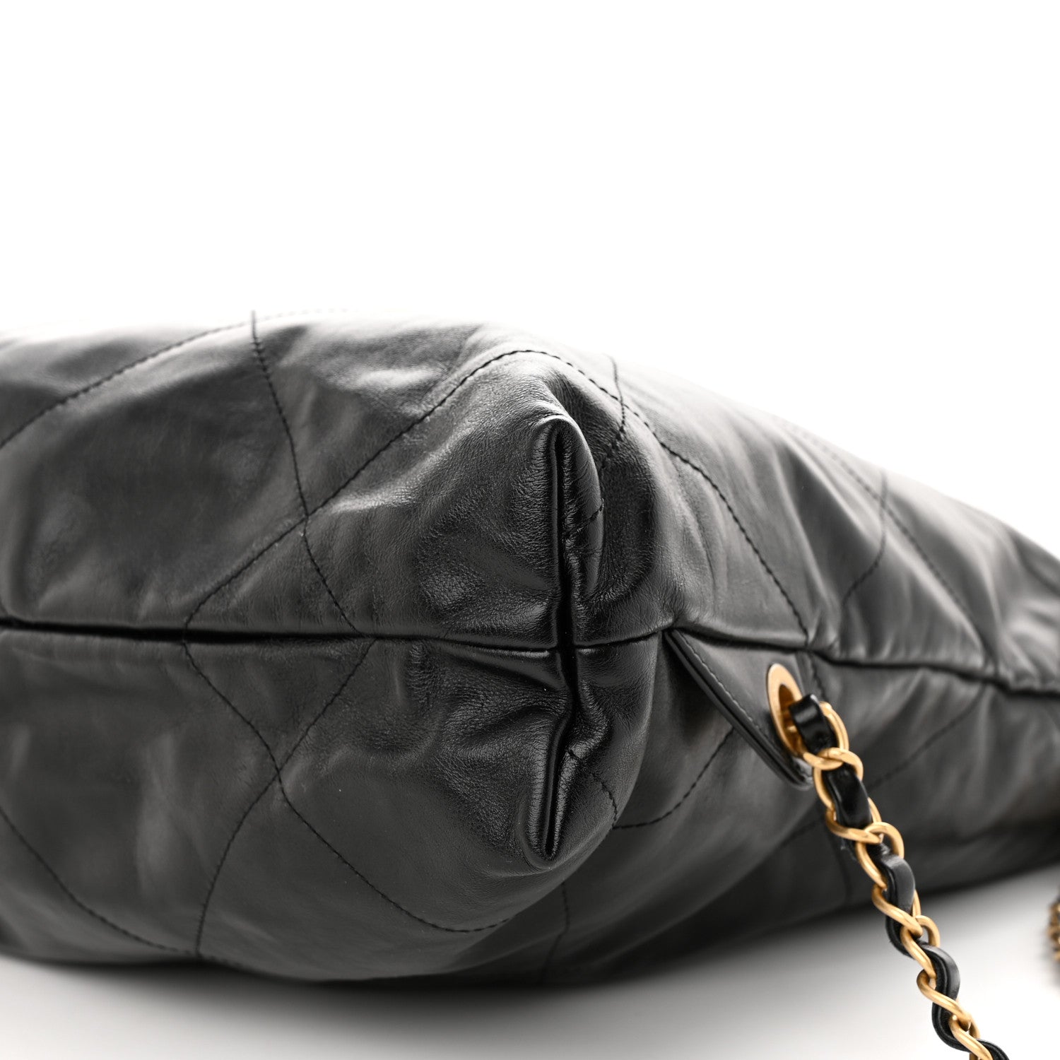 Chanel Shiny Calfskin Quilted Chanel 22 Backpack Black 10 of 10