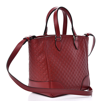 Gucci Microguccissima Small Bree Tote Red 3 of 10