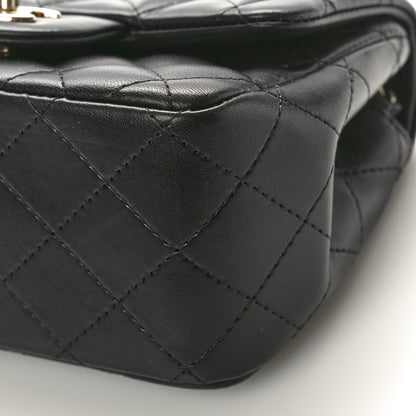 Chanel Lambskin Quilted Mini Square Flap Black 10 of 10