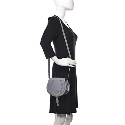 Chloe Calfskin Mini Marcie Round Crossbody Bag Washed Blue 2 of 10
