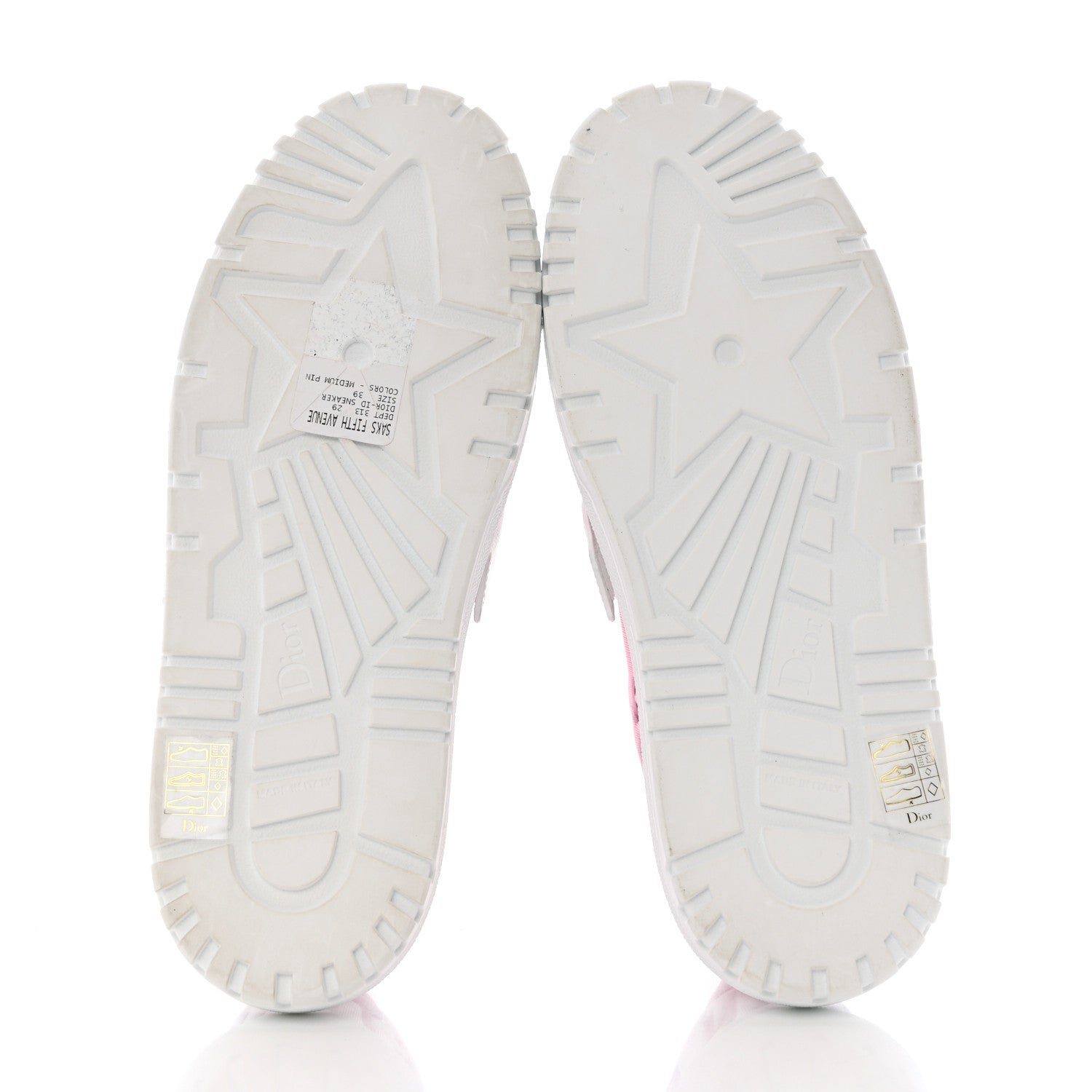 Christian Dior Reflective Fabric Shaded Dior-ID Platform Sneakers 39 Raspberry 5 of 8