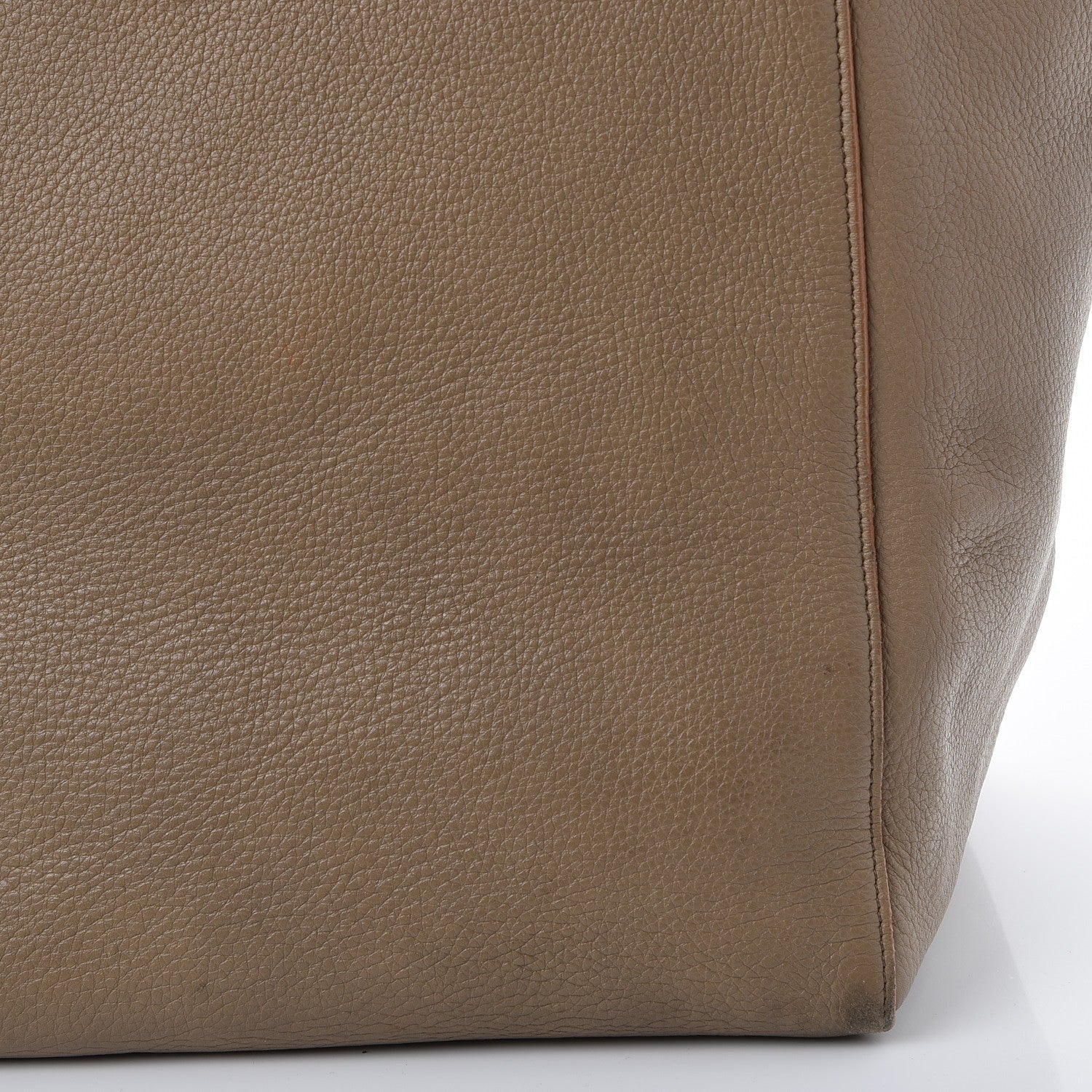 Celine Soft Grained Calfskin Medium Horizontal Cabas Phantom Light Khaki 16 of 23