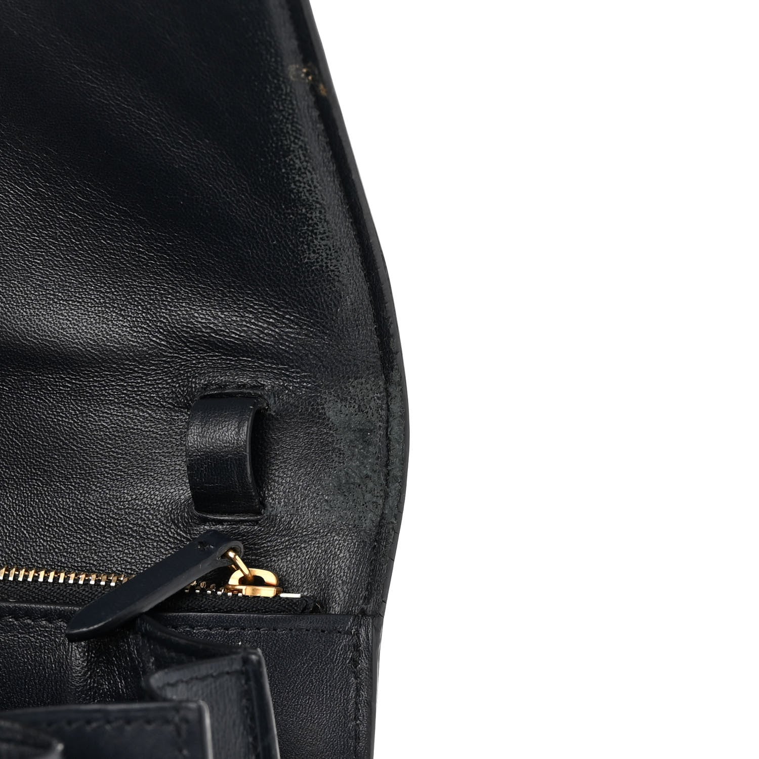 Celine Box Calfskin Medium Classic Box Flap Bag Navy 14 of 14