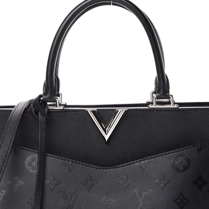 Louis Vuitton Monogram Cuir Plume Very Zipped Tote Black 9 of 10