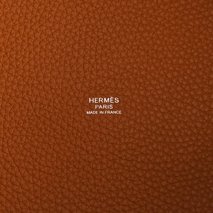 Hermes Taurillon Clemence Picotin Lock 26 GM Gold 5 of 10