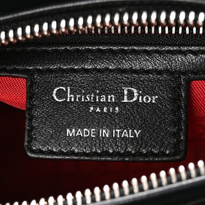 Christian Dior Lambskin Cannage Medium Lady Dior Black 6 of 10