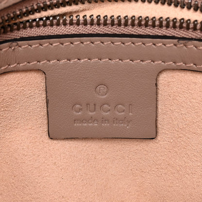 Gucci Calfskin Matelasse Small GG Marmont Shoulder Bag Porcelain Rose 6 of 10