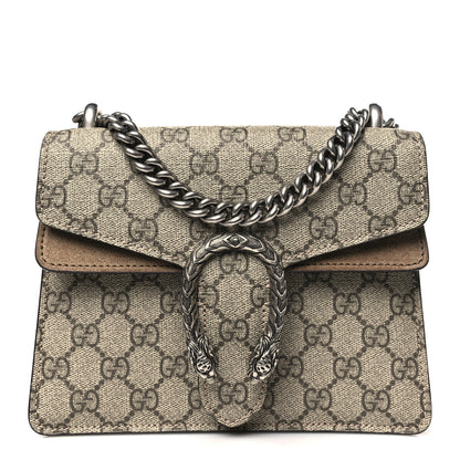 Gucci GG Supreme Monogram Mini Dionysus Shoulder Bag Taupe 1 of 11