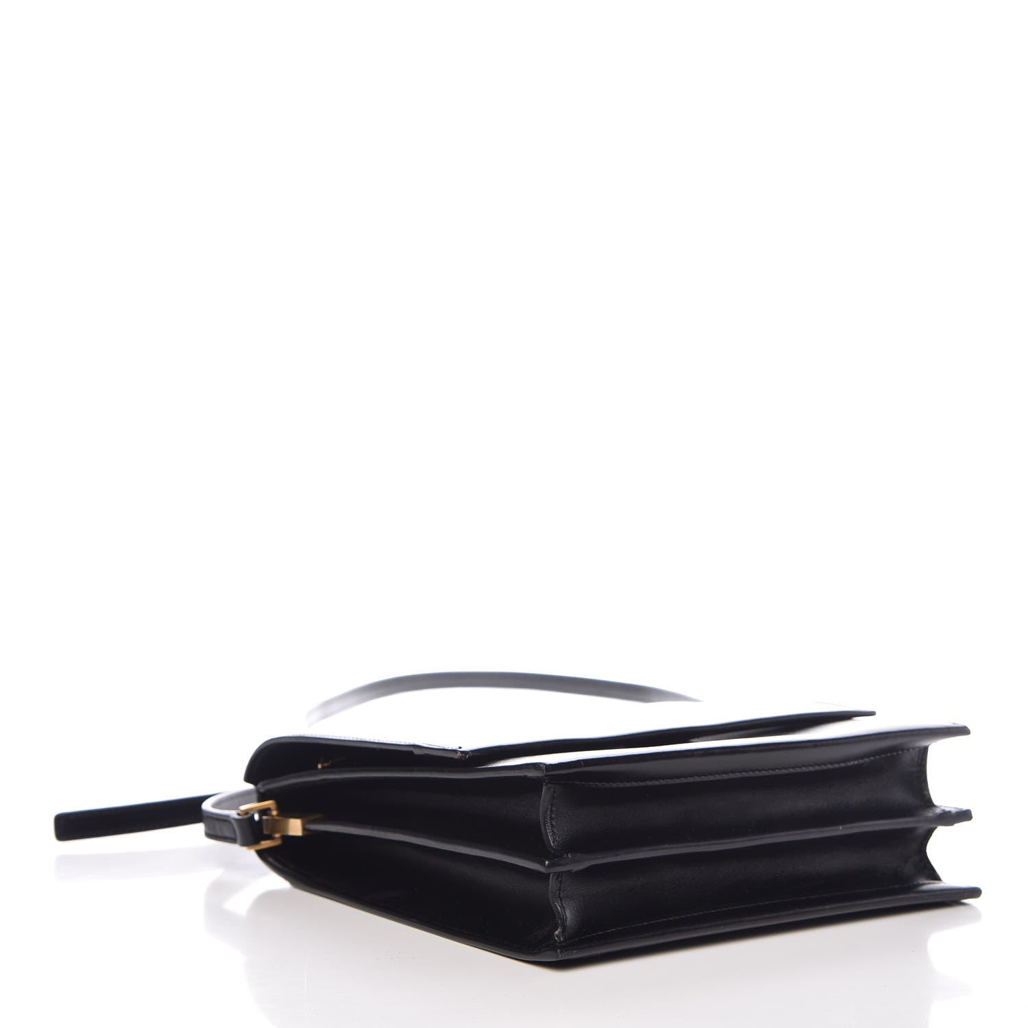 Saint Laurent Calfskin Sao Shoulder Bag Black 4 of 11