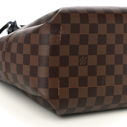 Louis Vuitton Damier Ebene Belmont MM Black 7 of 10