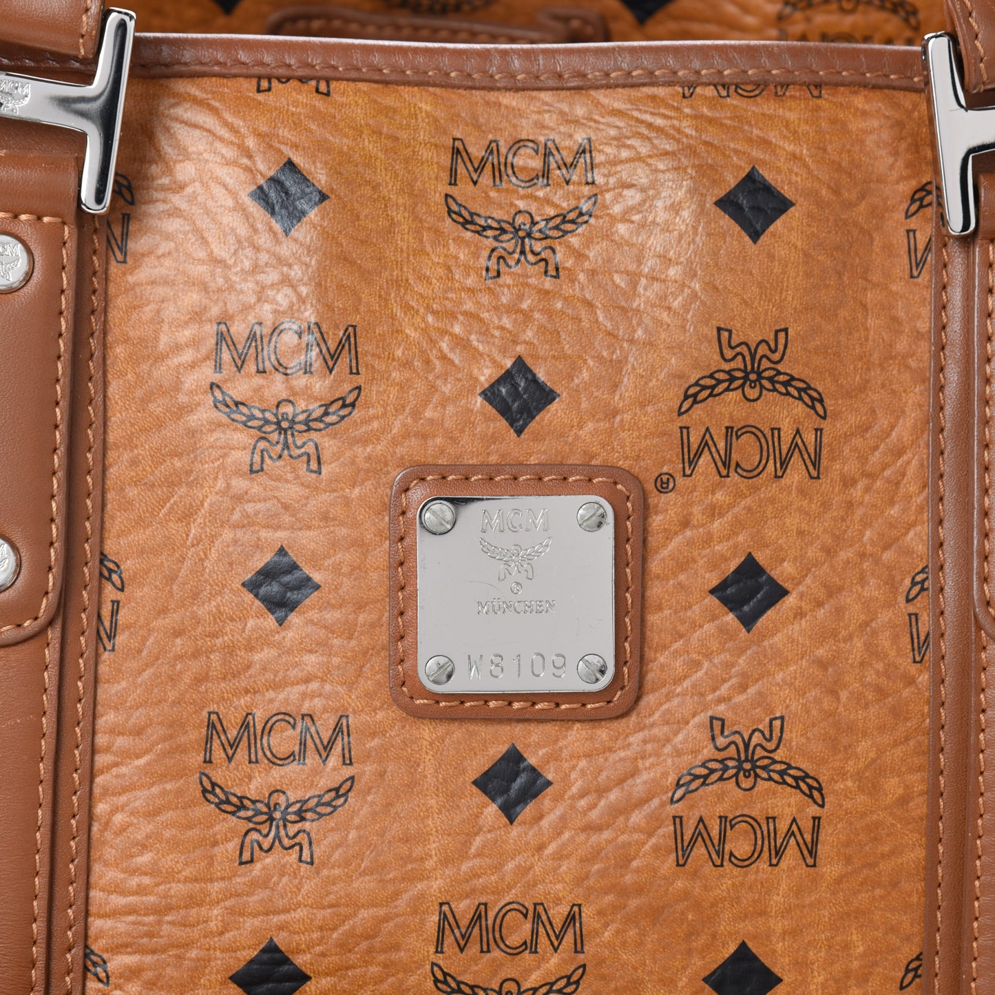 Visetos Shopping Tote Cognac