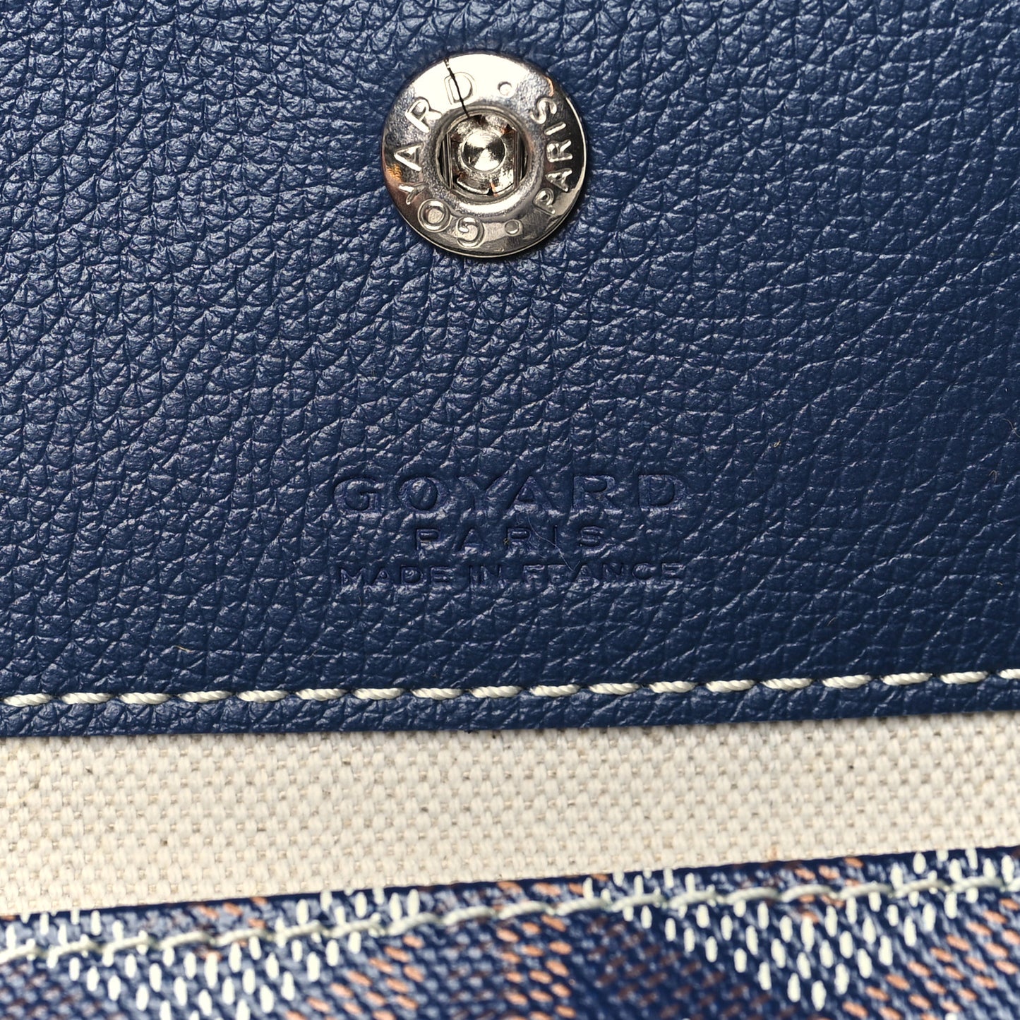 Goyardine Saint Louis PM Navy