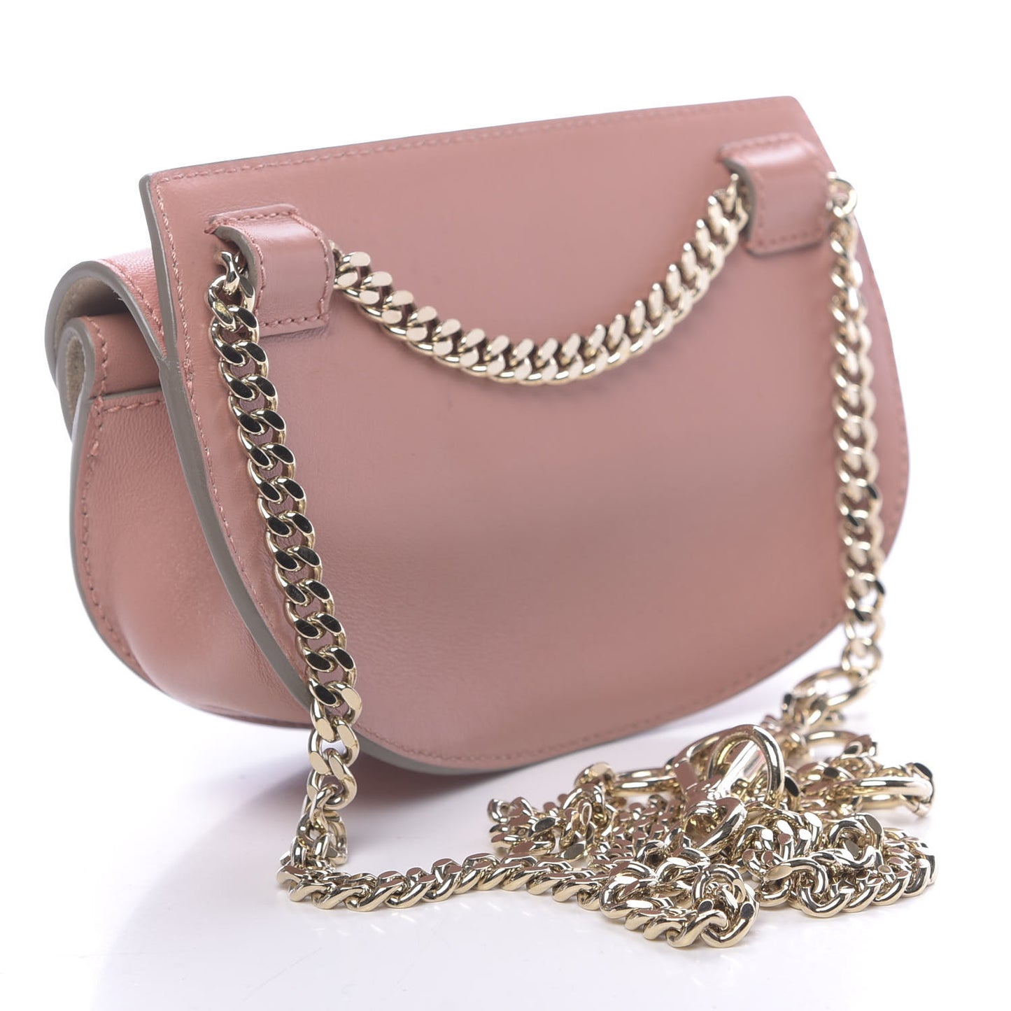 Lambskin Nano Georgia Crossbody Bag Nougat
