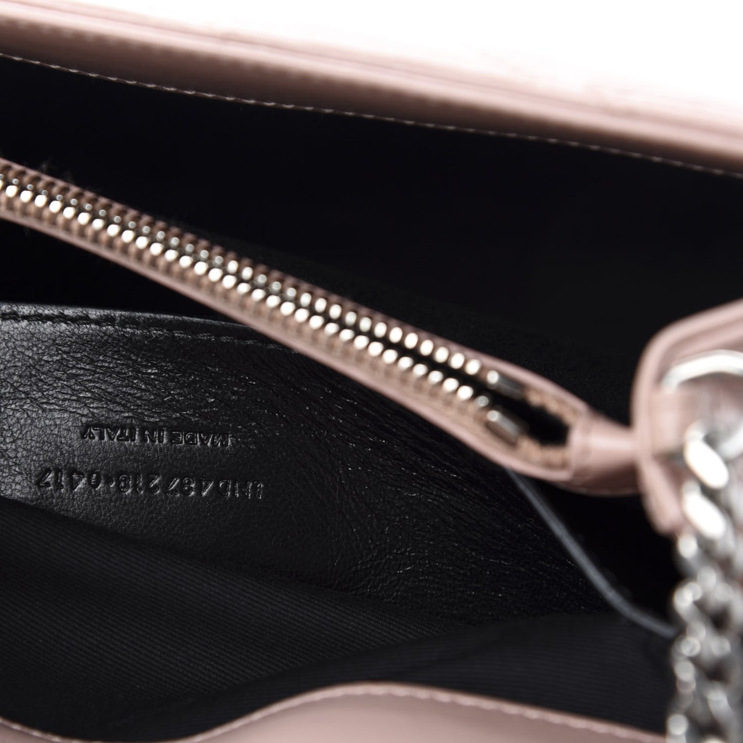 Calfskin Y Quilted Monogram Small Loulou Chain Satchel Rose Antic