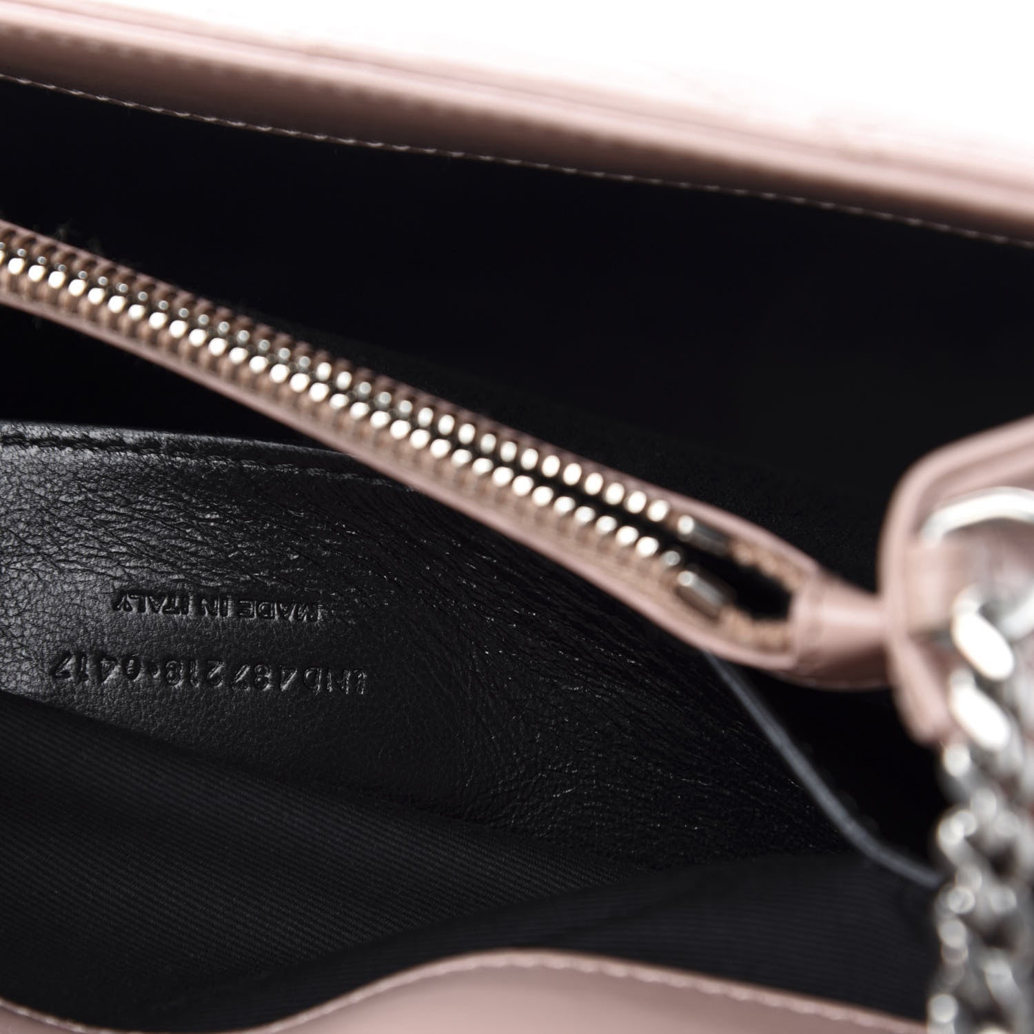 Saint Laurent Calfskin Y Quilted Monogram Small Loulou Chain Satchel Rose Antic 10 of 11