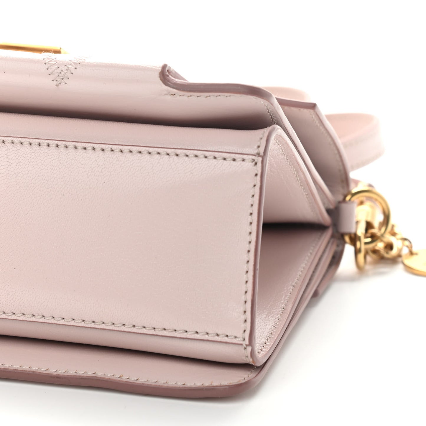 Goatskin Quilted Small GV3 Shoulder Bag Pale Pink