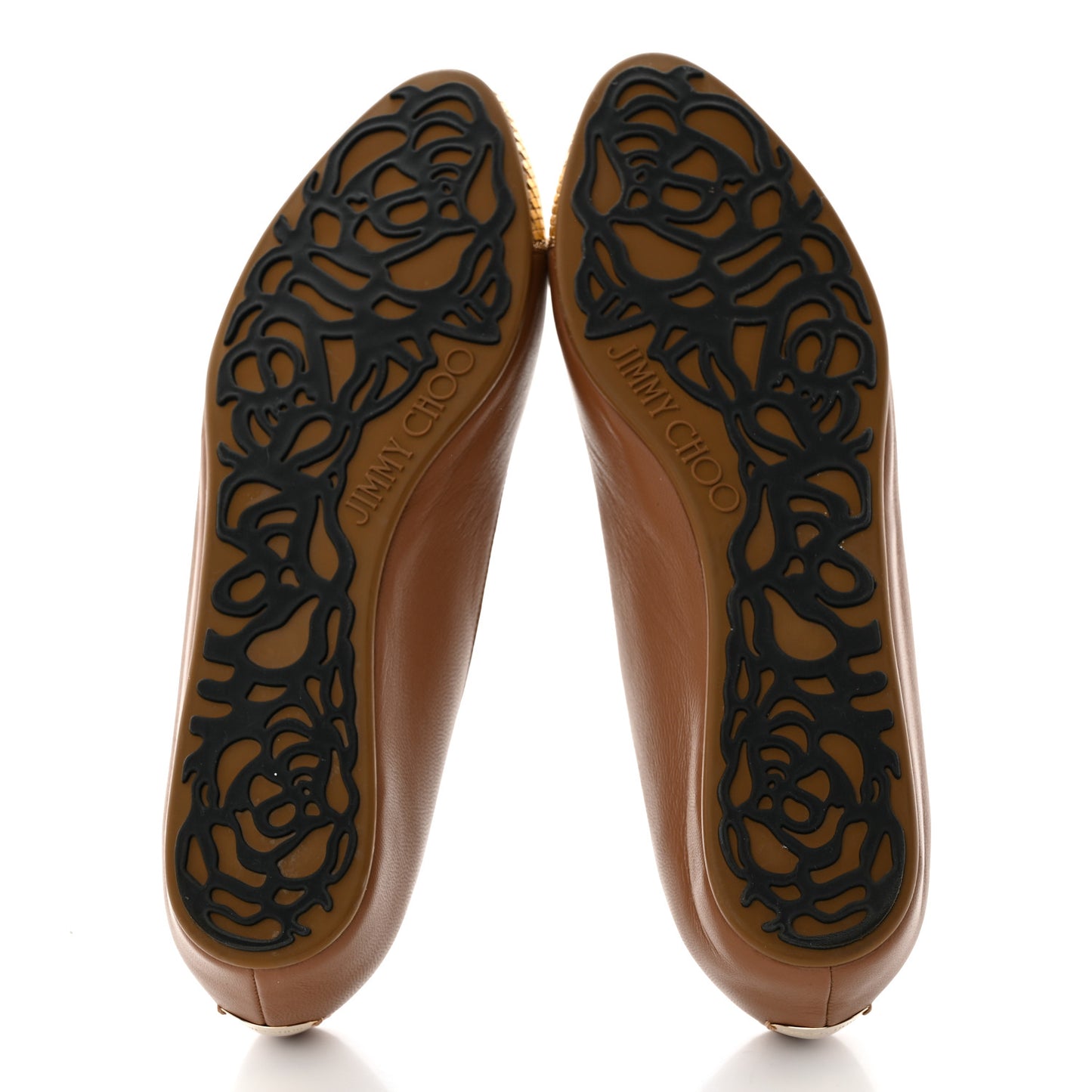 Nappa Metal Mesh Waine Ballet Flats 39 Canyon Gold