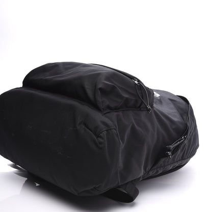 Balenciaga Nylon Political Campaign Logo Embroidered Explorer Backpack Black 8 of 9