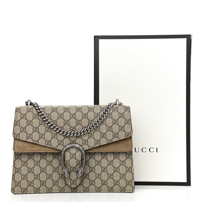 Gucci GG Supreme Monogram Medium Dionysus Shoulder Bag Taupe 15 of 15