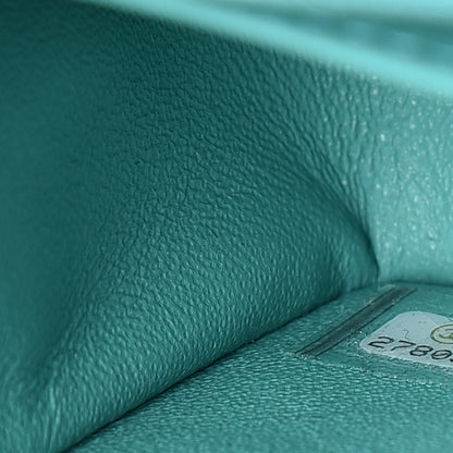 Chanel Lambskin Quilted Mini Rectangular Flap Green 7 of 10